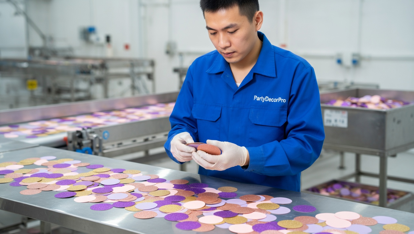 celebration confetti Manufacturing Process