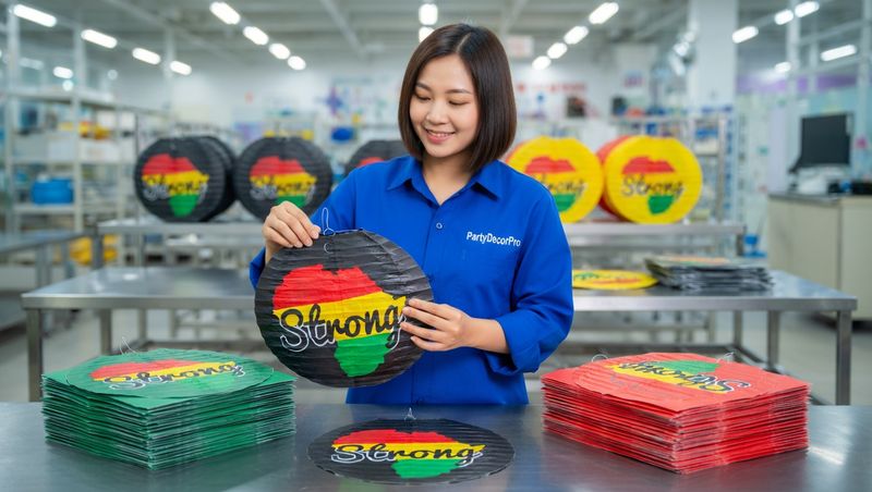 colored lanterns Manufacturing Process 
