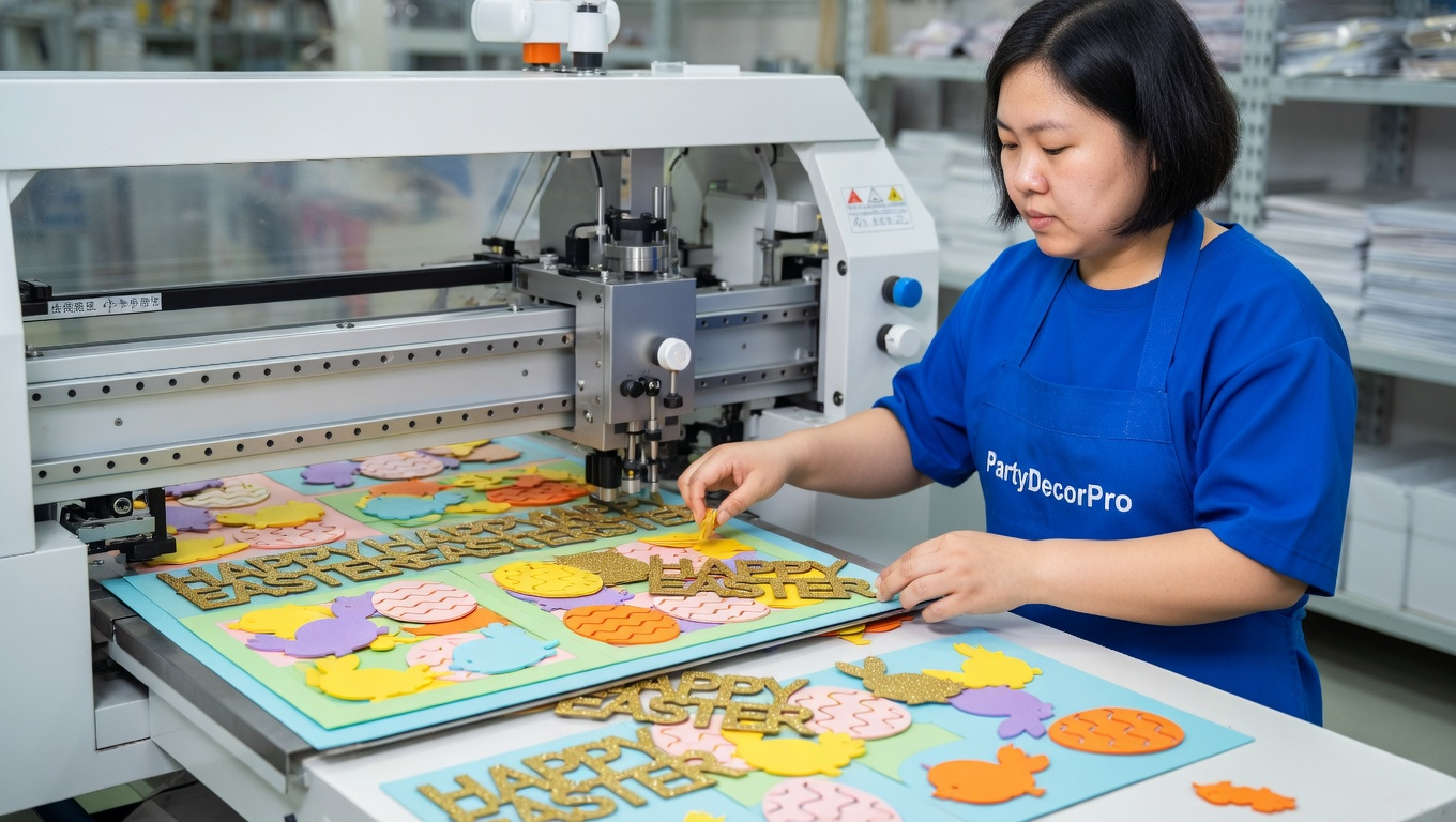 confetti flower Manufacturing Process 