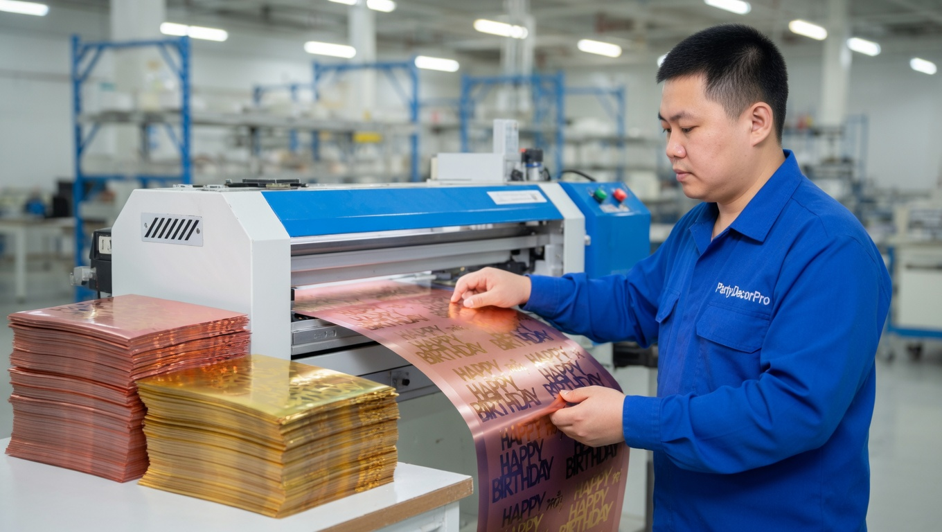 confetti gold Manufacturing Process