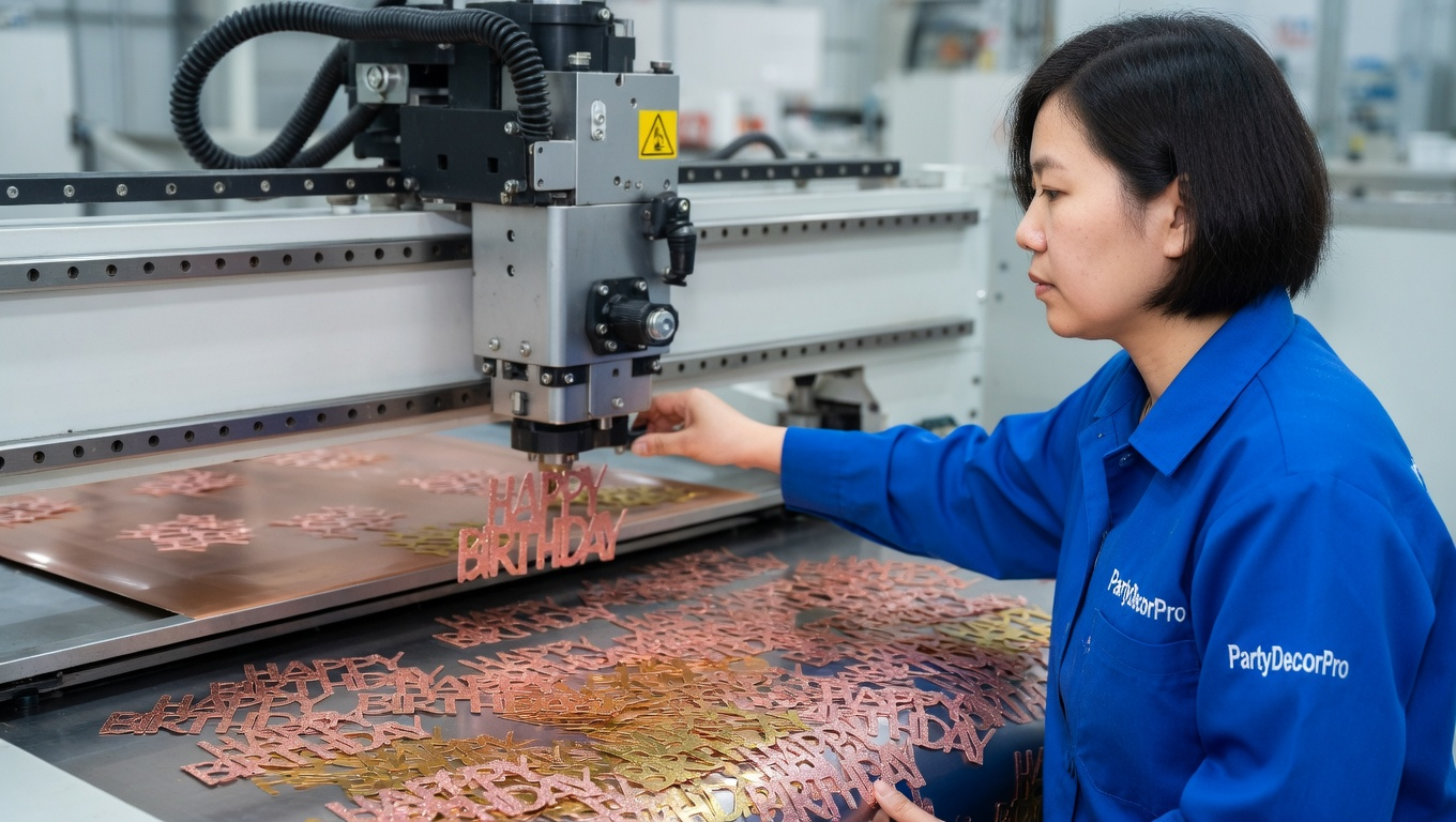 confetti gold Manufacturing Process
