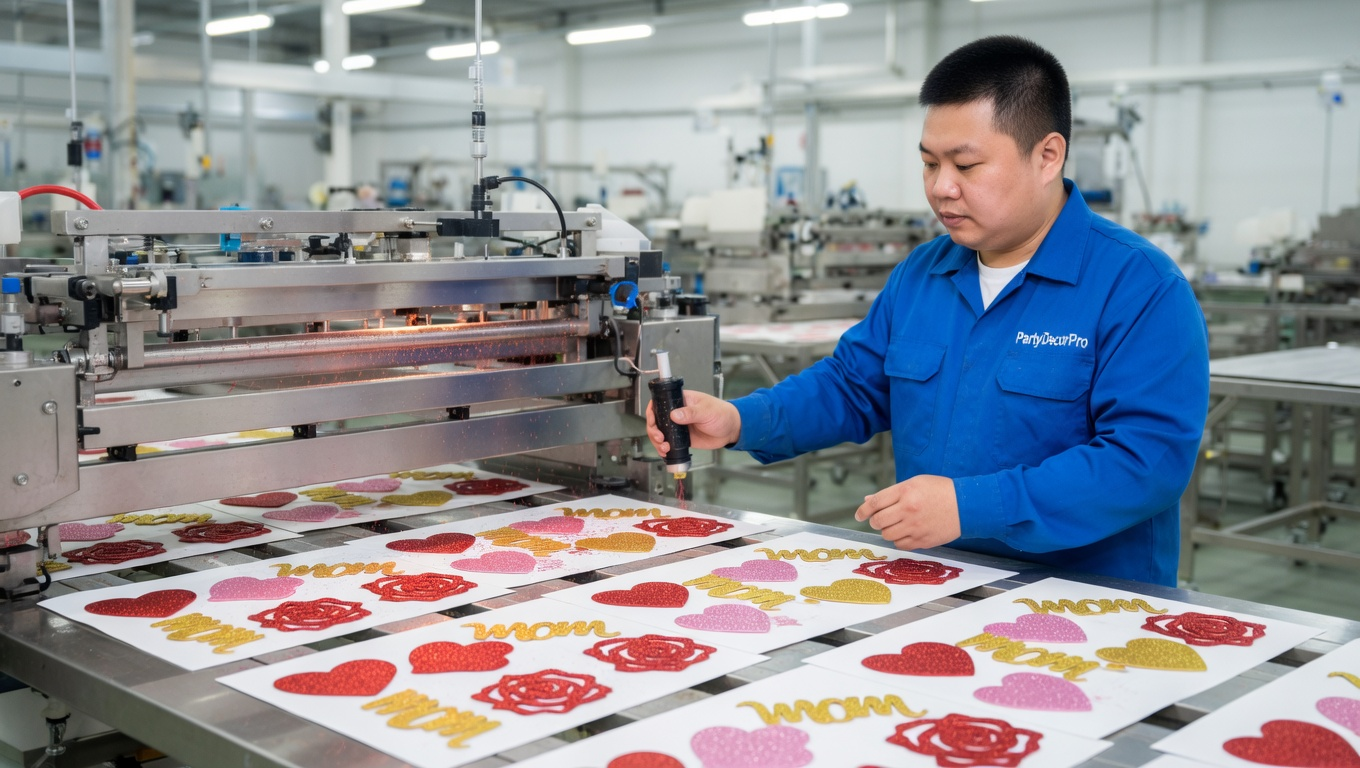 confetti heart Manufacturing Process