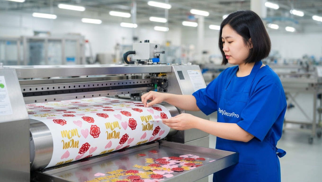 confetti heart Manufacturing Process