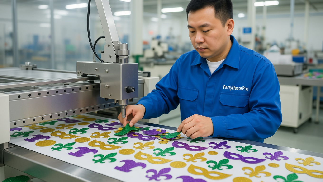 confetti party Manufacturing Process 
