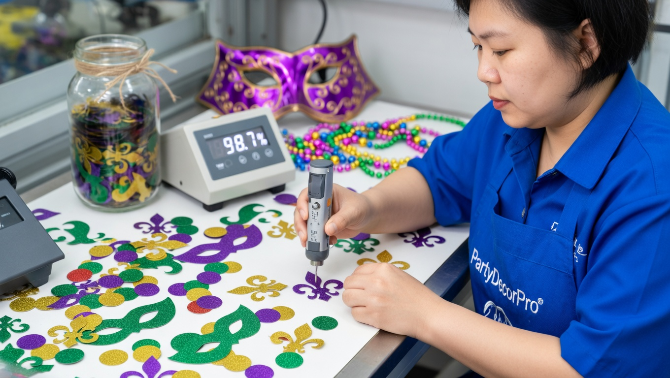 confetti party Manufacturing Process 