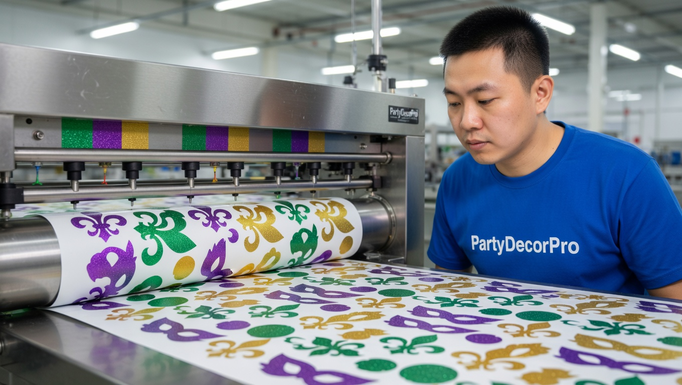 confetti party Manufacturing Process 
