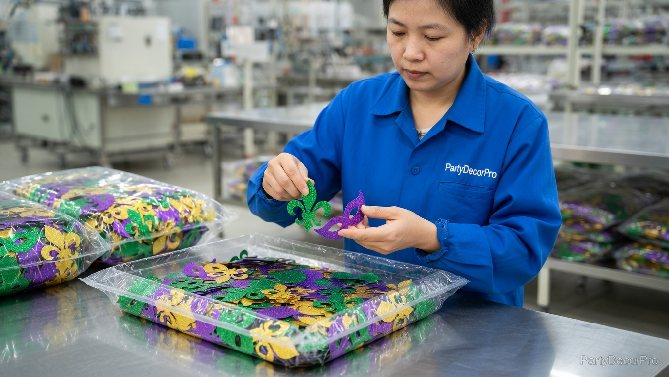 confetti party Manufacturing Process 