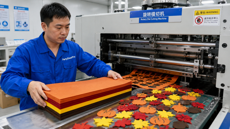confetti plant Manufacturing Process 