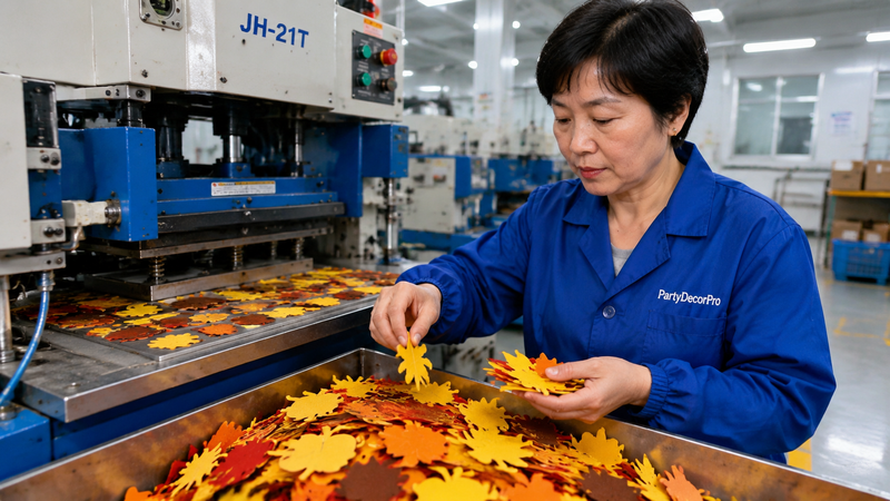 confetti plant Manufacturing Process 