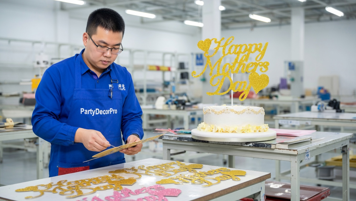 custom cake topper Manufacturing Process 