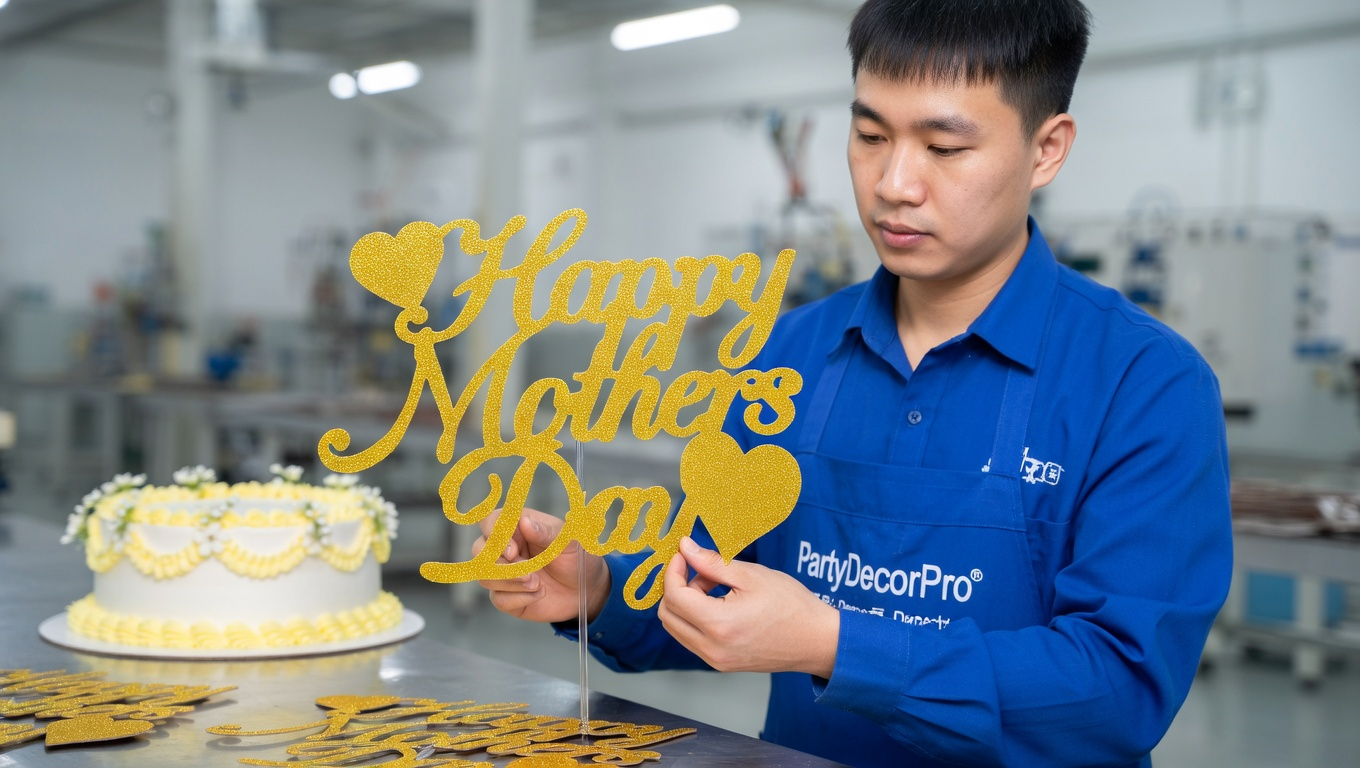 custom cake topper Manufacturing Process 