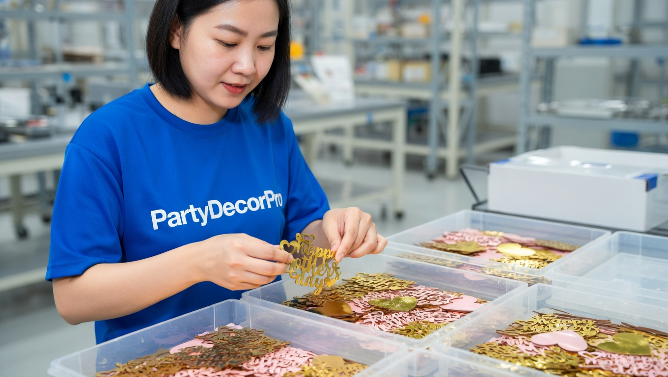 custom confetti Manufacturing Process 