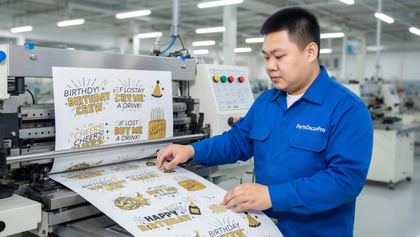 custom temporary tattoos Manufacturing Process