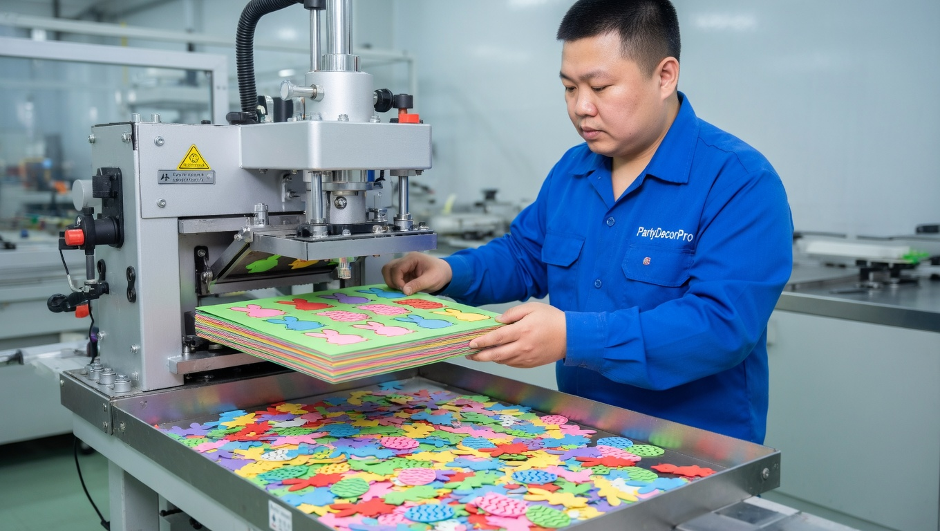 easter confetti Manufacturing Process