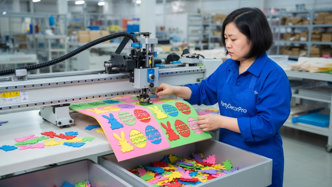 easter confetti Manufacturing Process