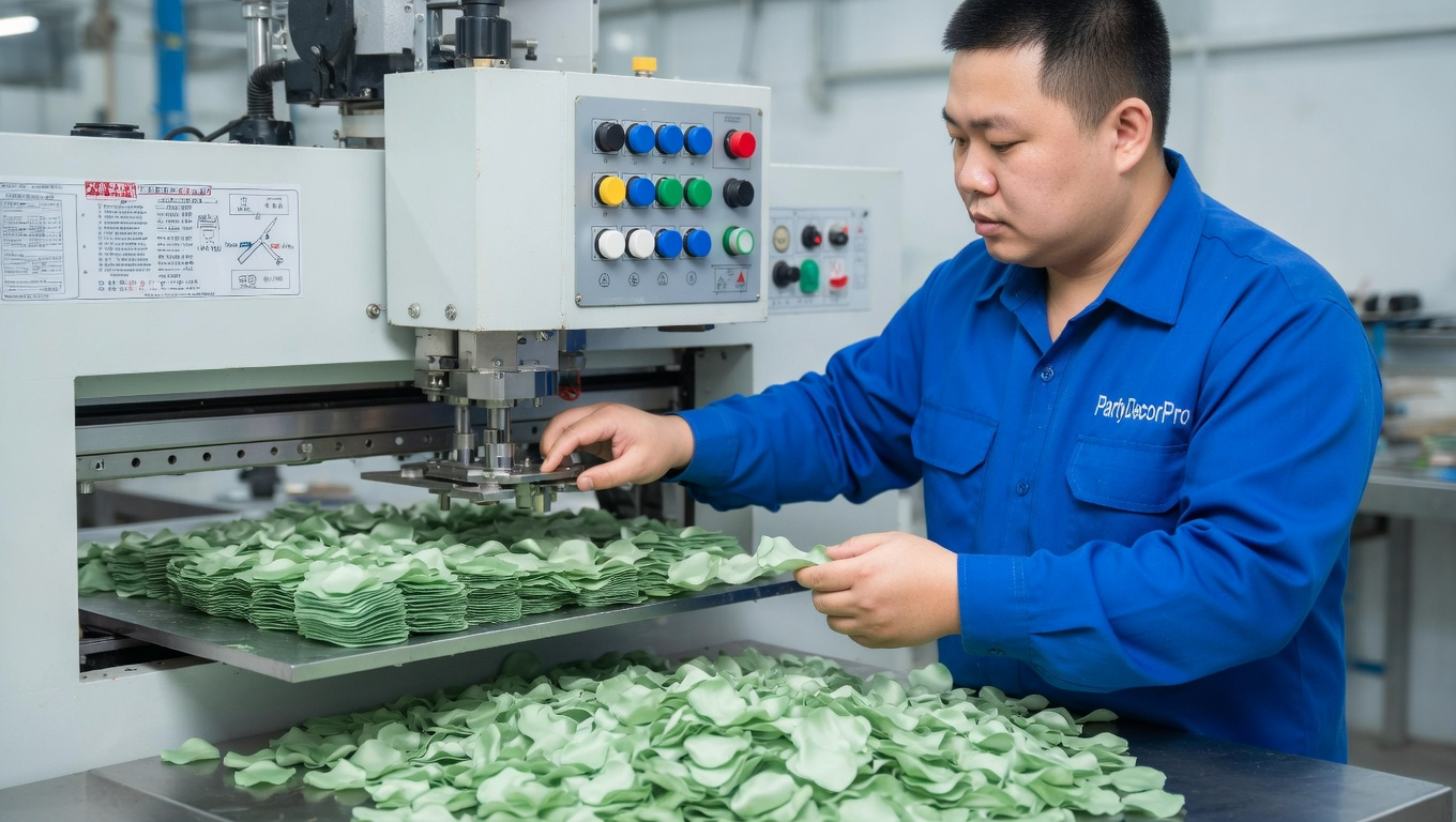 flower petal confetti Manufacturing Process 