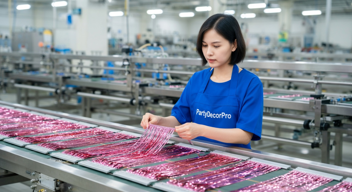 girly curtains Manufacturing Process