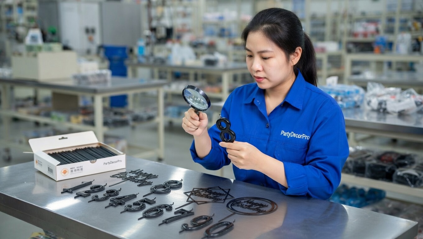 happy birthday cake topper Manufacturing Process 