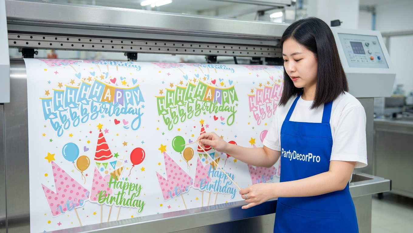 happy birthday cupcake toppers Manufacturing Process 