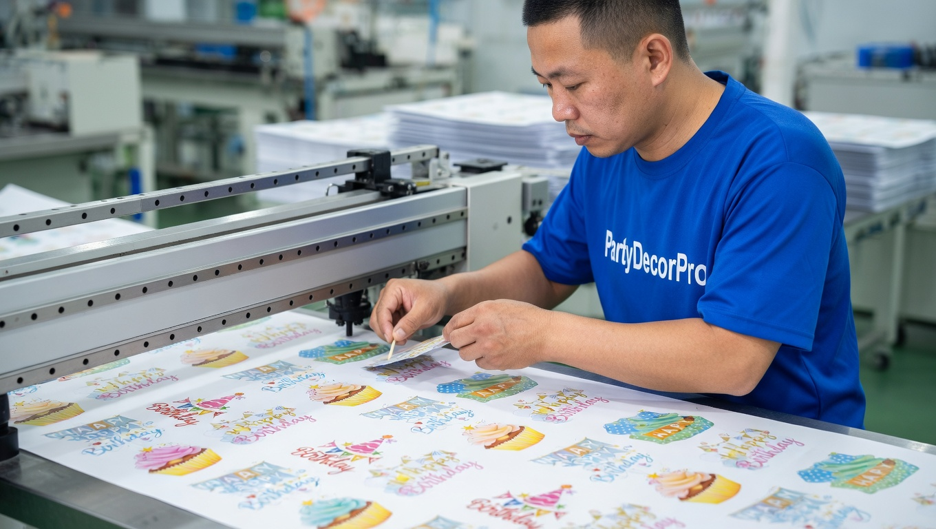 happy birthday cupcake toppers Manufacturing Process 