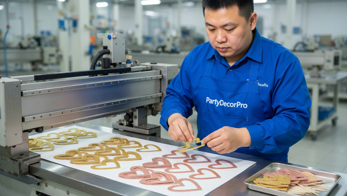 heart cake decorations Manufacturing Process 