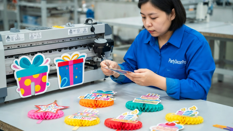 honeycomb ball decorations Manufacturing Process