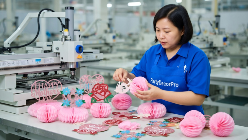 honeycomb tissue paper decorations Manufacturing Process