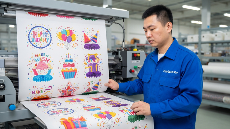 honeycomb decorations Manufacturing Process