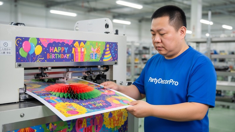 honeycomb decorations Manufacturing Process