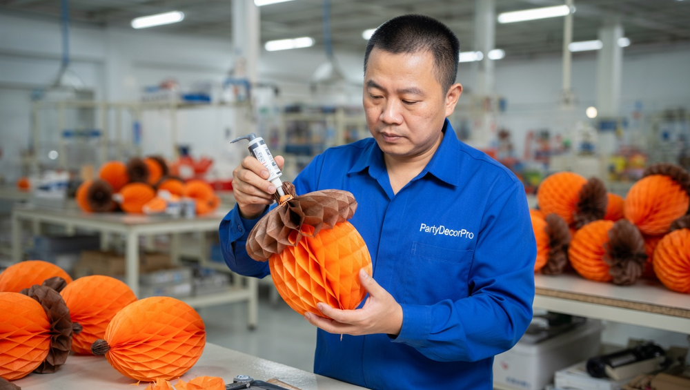 honeycomb paper ornaments Manufacturing Process 