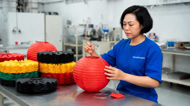 lanterns decor Manufacturing Process 