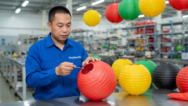 lanterns decor Manufacturing Process 