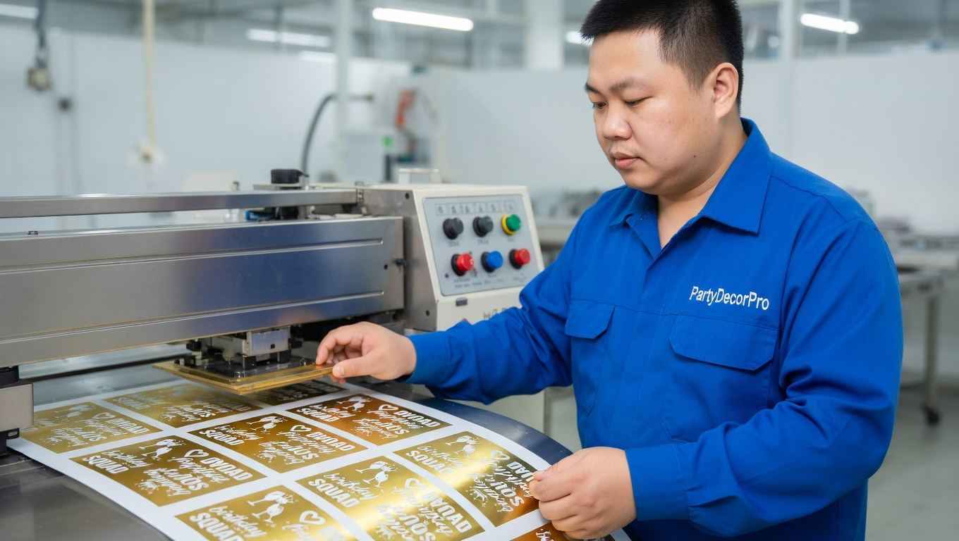 metallic temporary tattoos Manufacturing Process