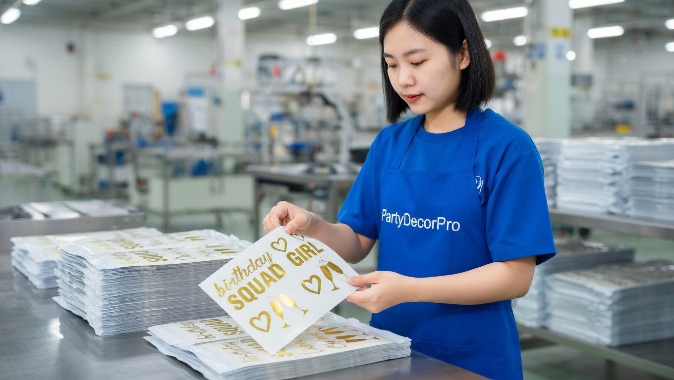 metallic temporary tattoos Manufacturing Process