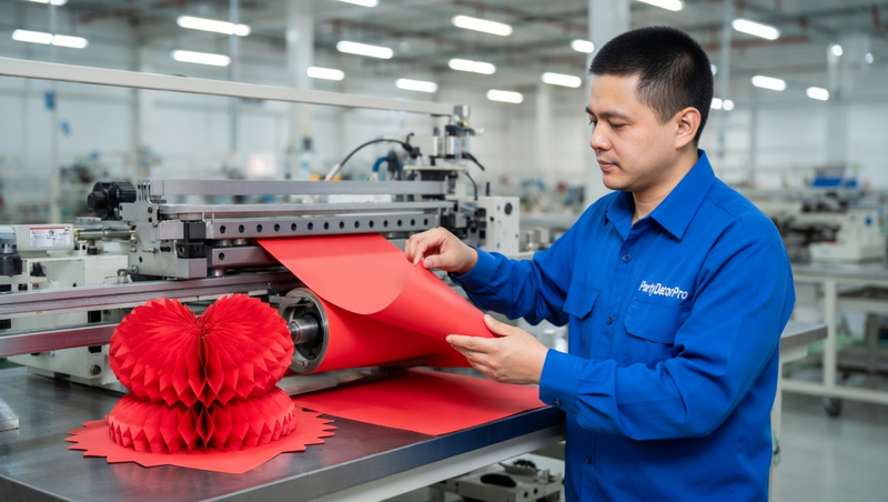 paper decorations honeycomb Manufacturing Process