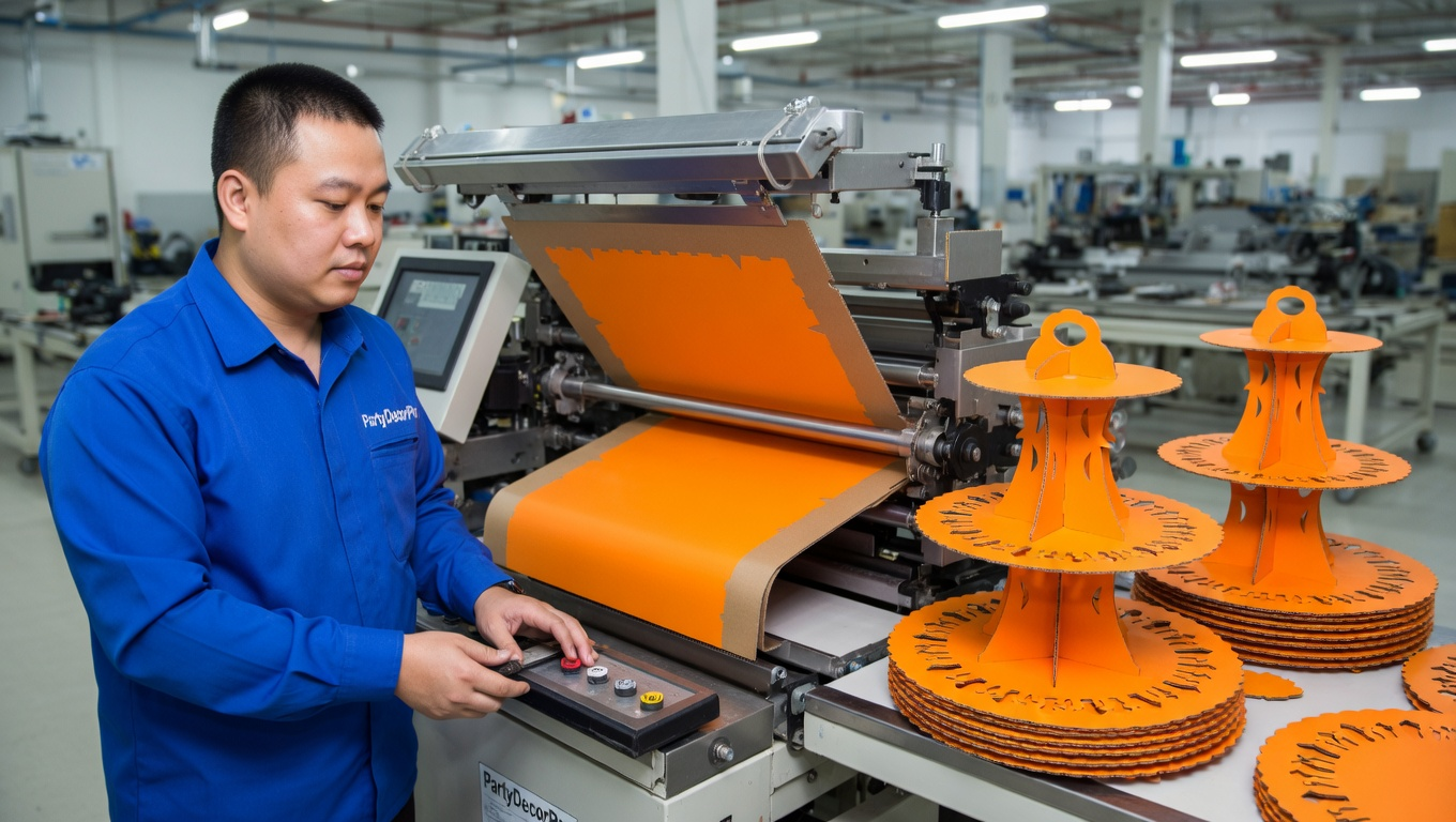paper cake holder Manufacturing Process 