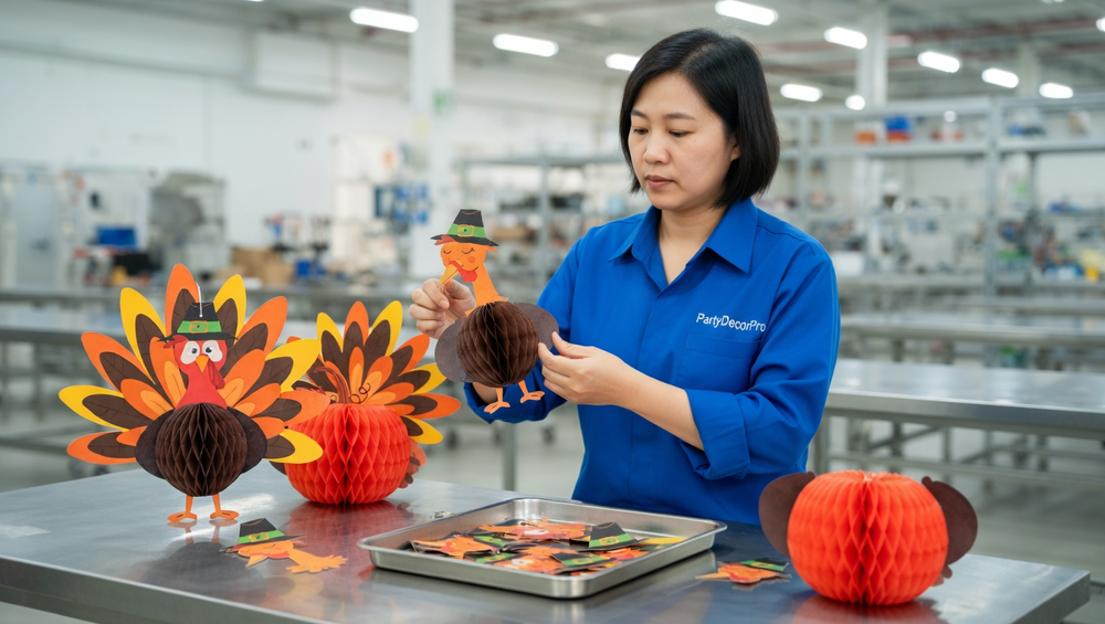 paper honeycomb ornaments Manufacturing Process 