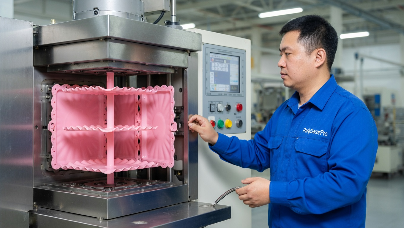 plastic cake stands Manufacturing Process 