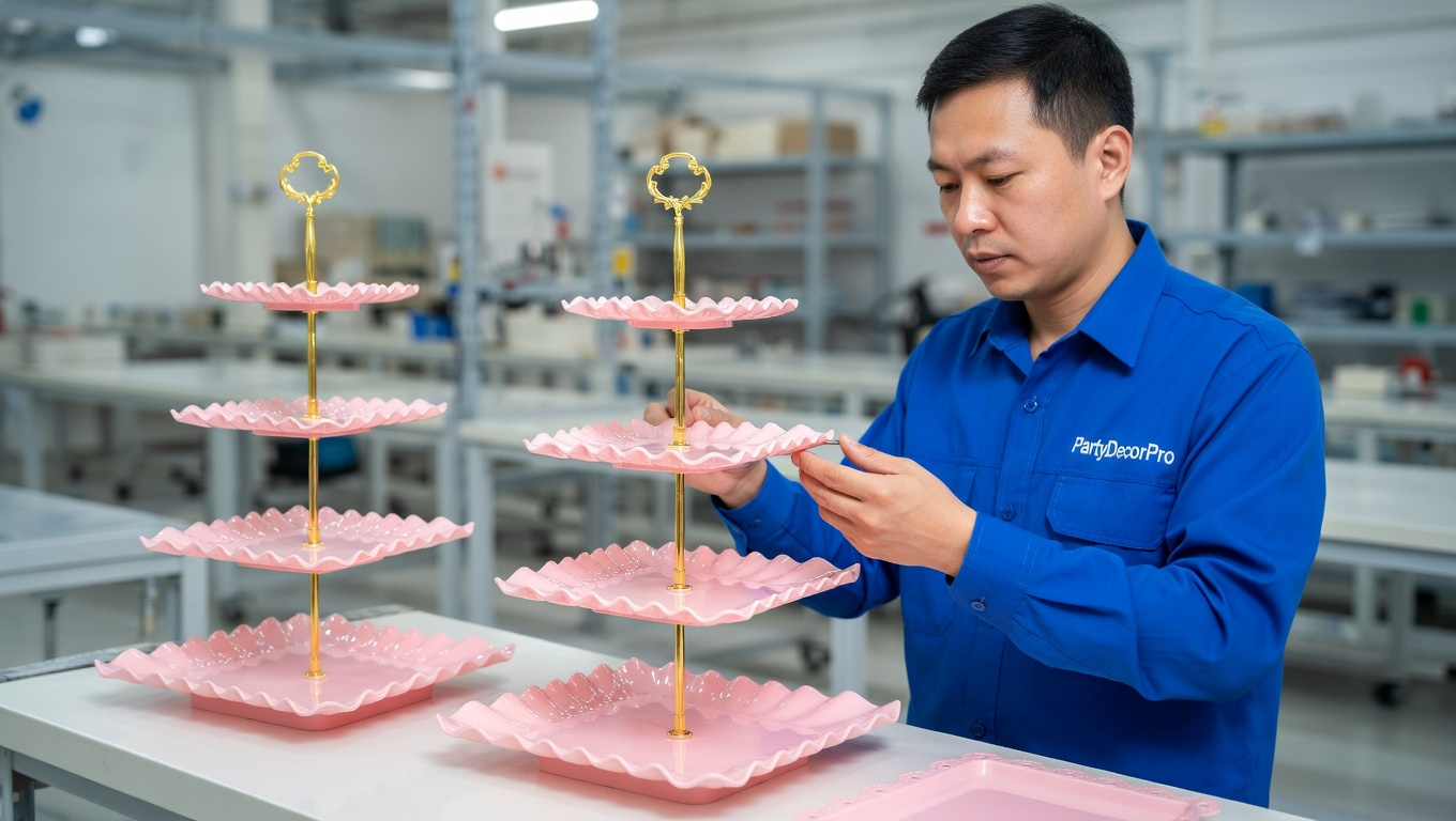 plastic cake stands Manufacturing Process 