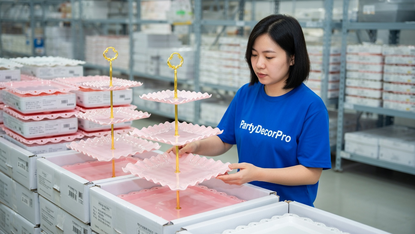 plastic cake stands Manufacturing Process 