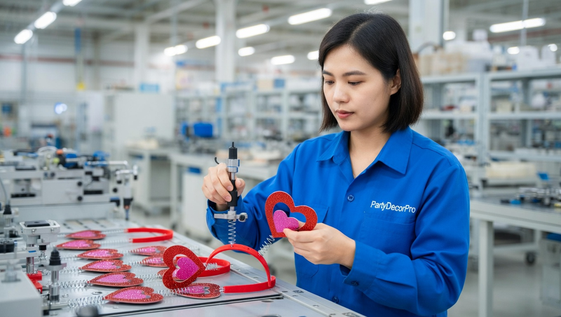 red hairband Manufacturing Process 