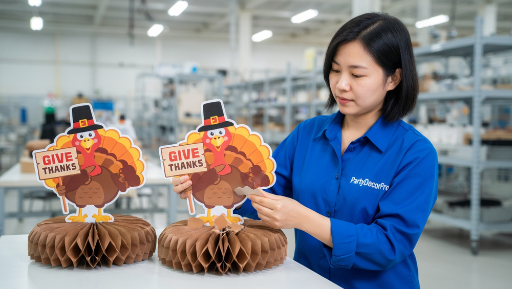 thanksgiving centerpiece turkey Manufacturing Process 