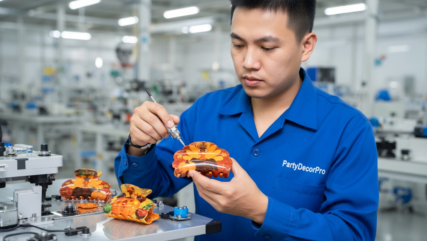 thanksgiving hair accessories Manufacturing Process