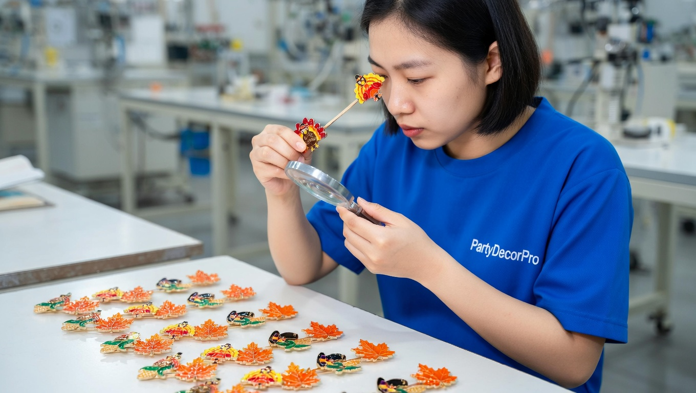 thanksgiving hair clips Manufacturing Process 