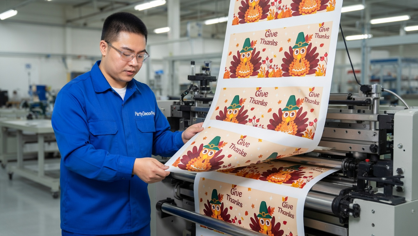 thanksgiving tableware disposable Manufacturing Process 