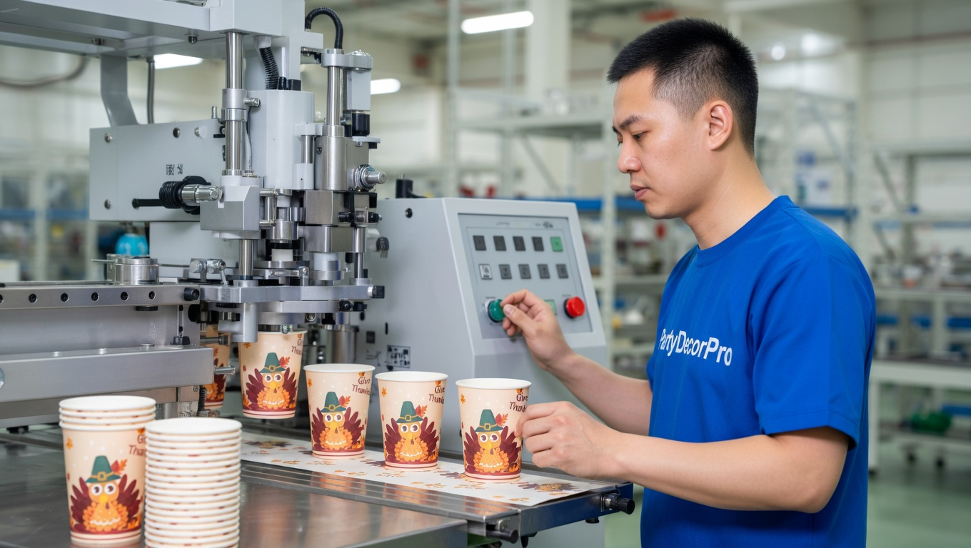 thanksgiving tableware disposable Manufacturing Process 