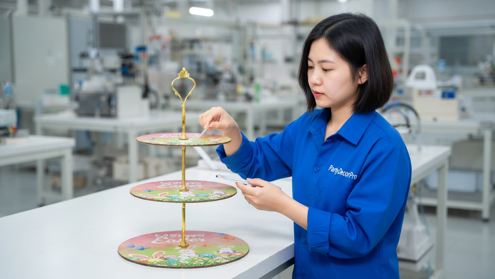 tier dessert stand Manufacturing Process 