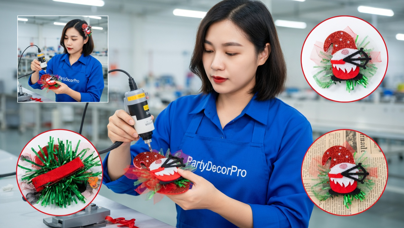 valentines hair accessories Manufacturing Process