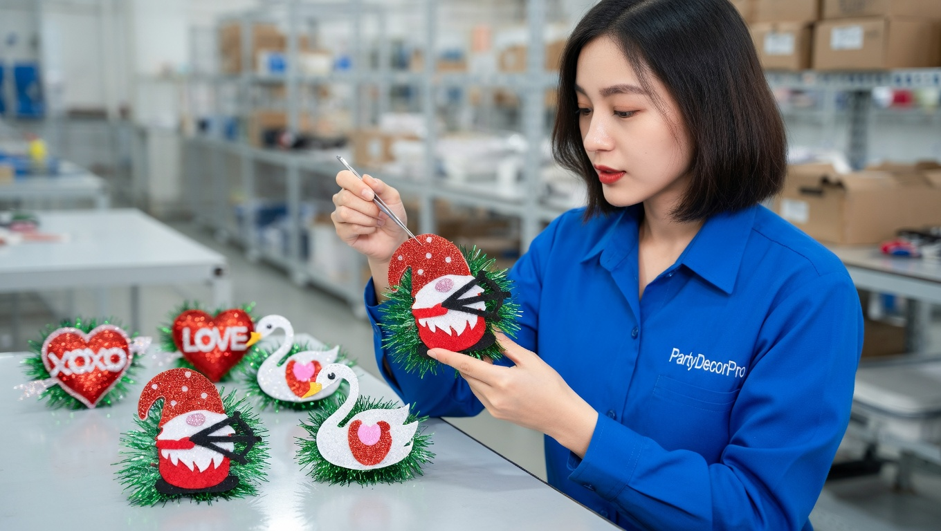 valentines hair accessories Manufacturing Process