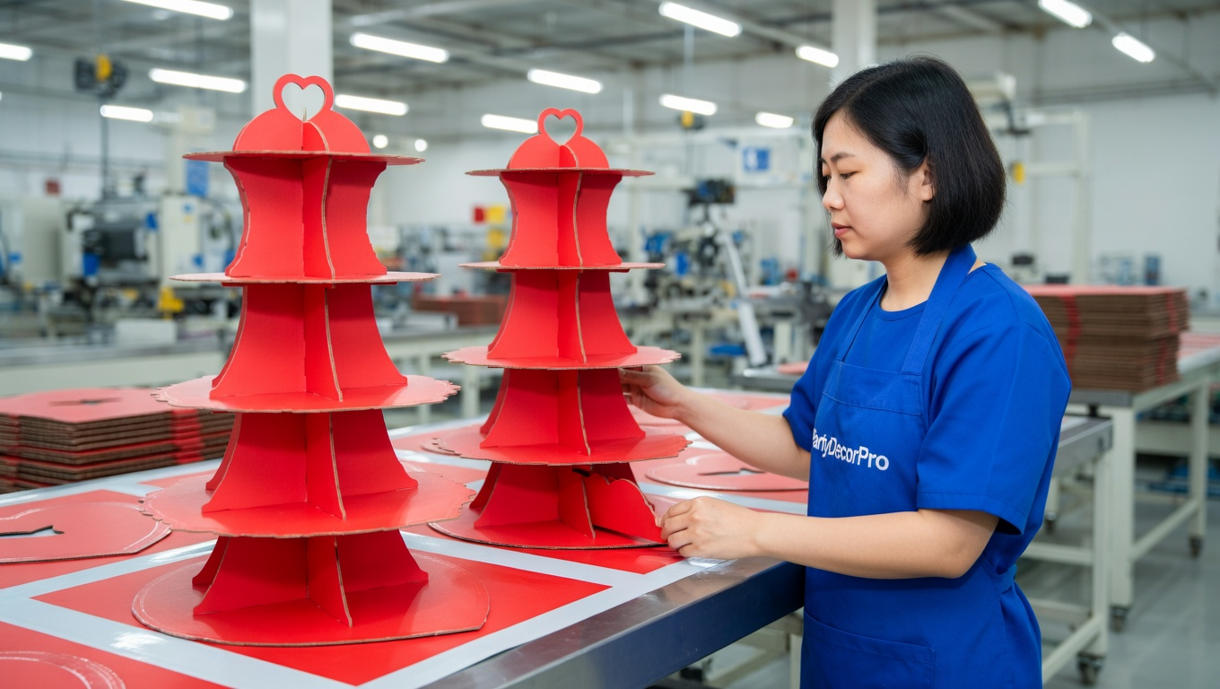 wedding cupcake stand Manufacturing Process 